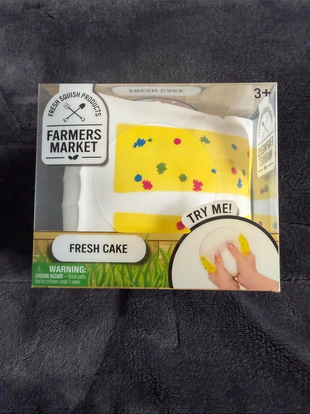 Fresh Cake Yellow confetti Squishy Toy NIOP